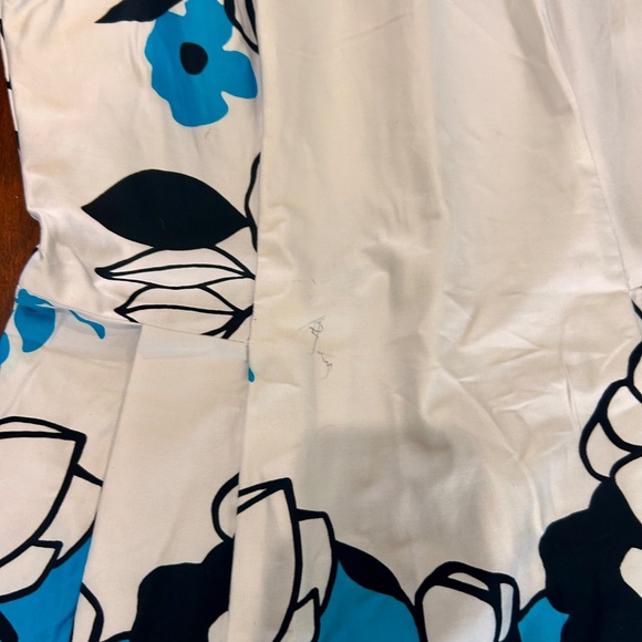 Lot of 2 sundresses halter Hawaiian print floral a-line skater tank dress beach - Picture 9 of 9